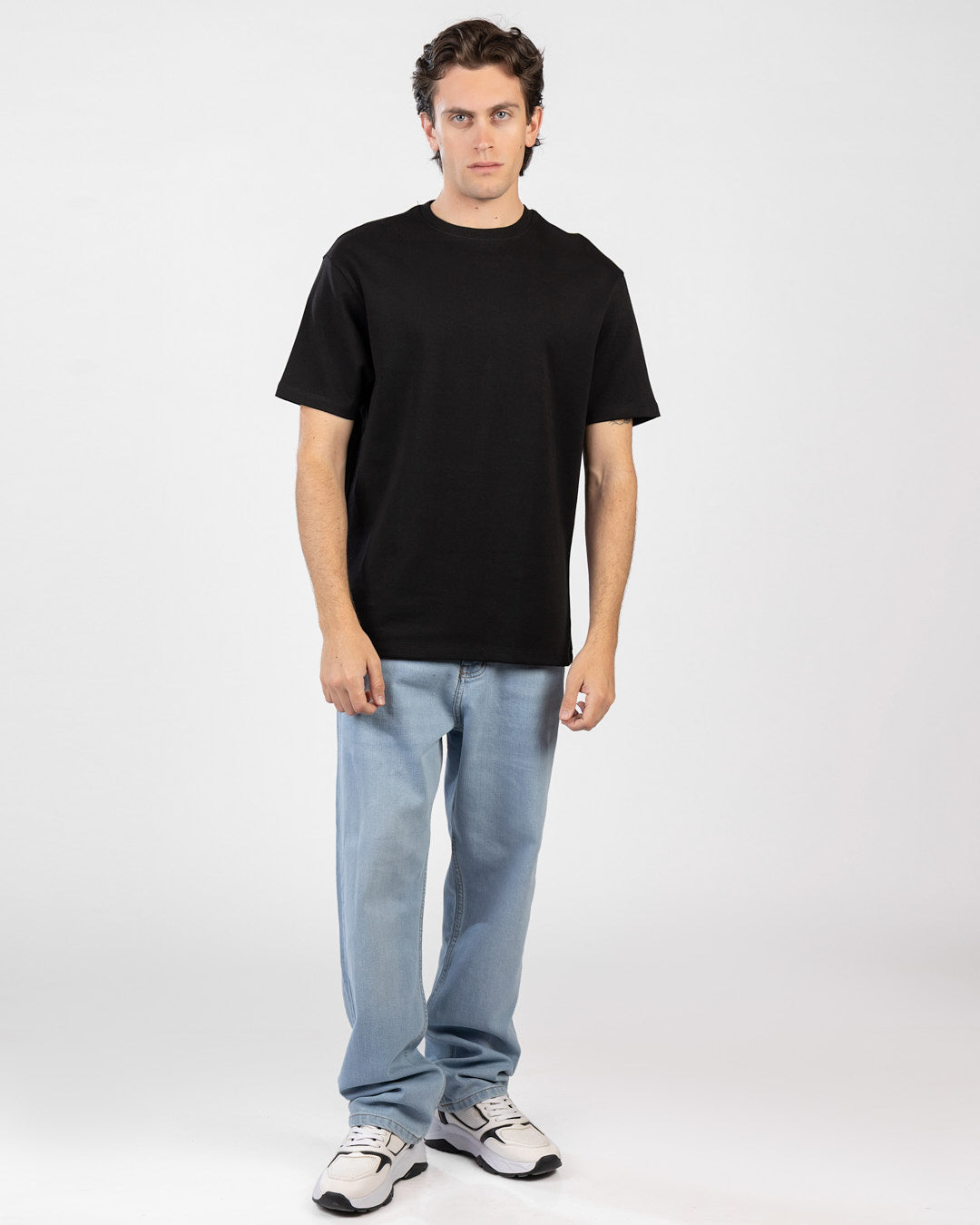 Oversized Interlock Basic T-Shirt