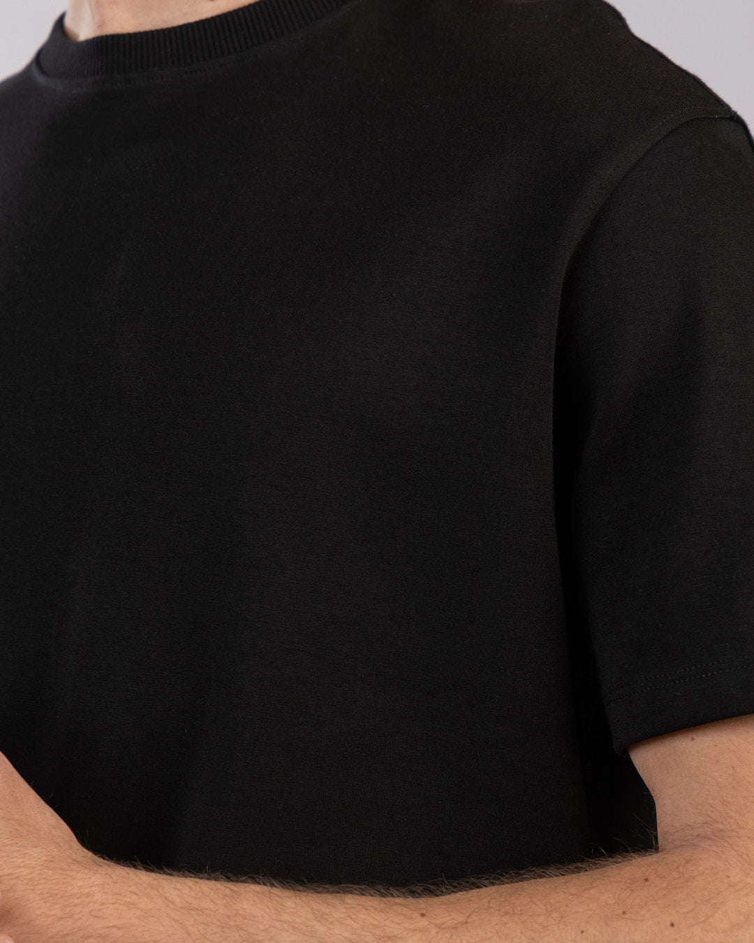 Oversized Interlock Basic T-Shirt