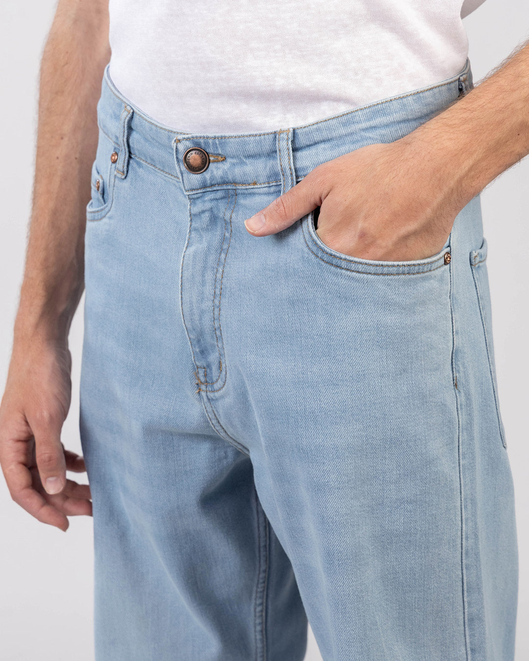 Pressly Wide-Leg Pants with Button Detail