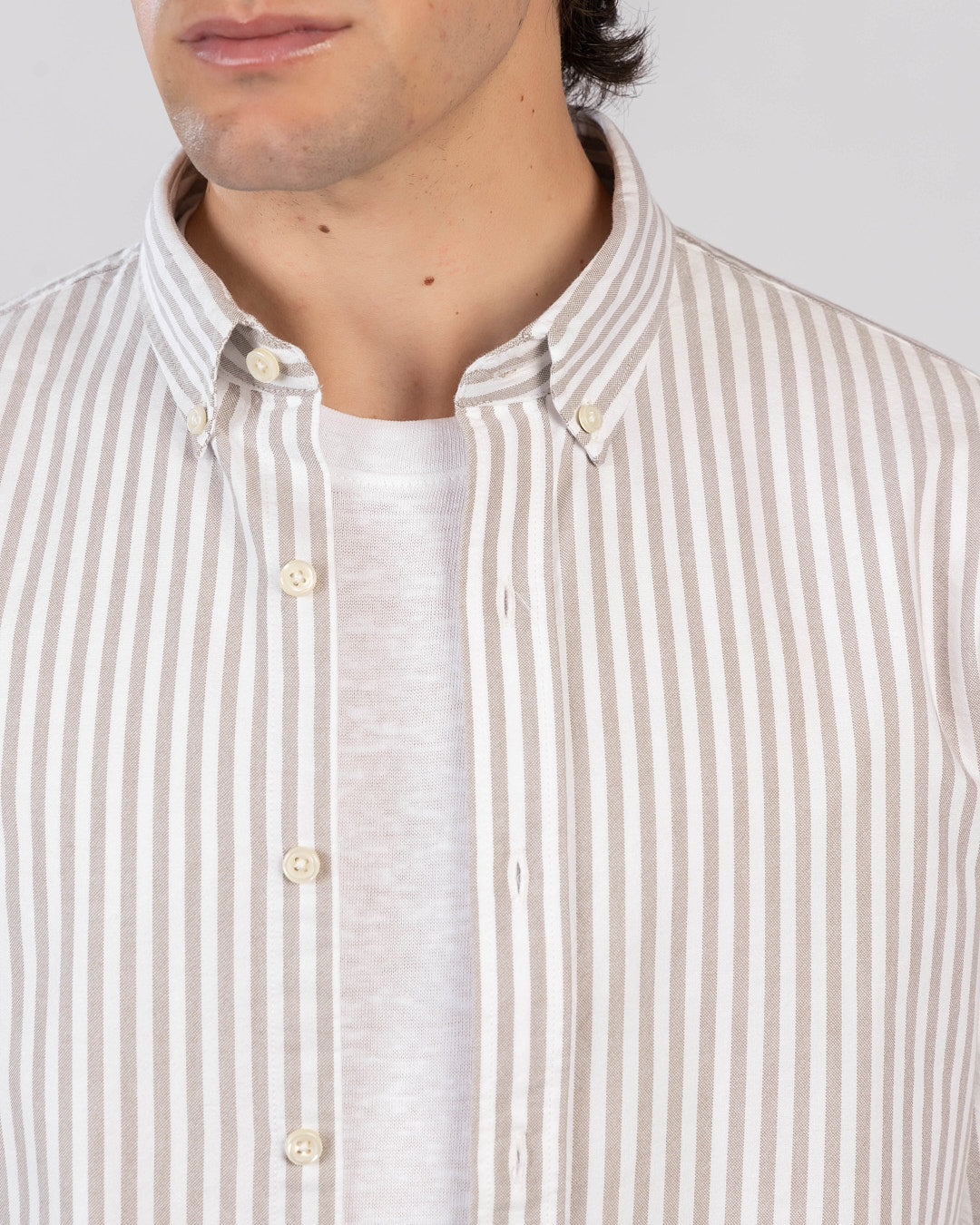 Striped Oxford Long Sleeve Shirt