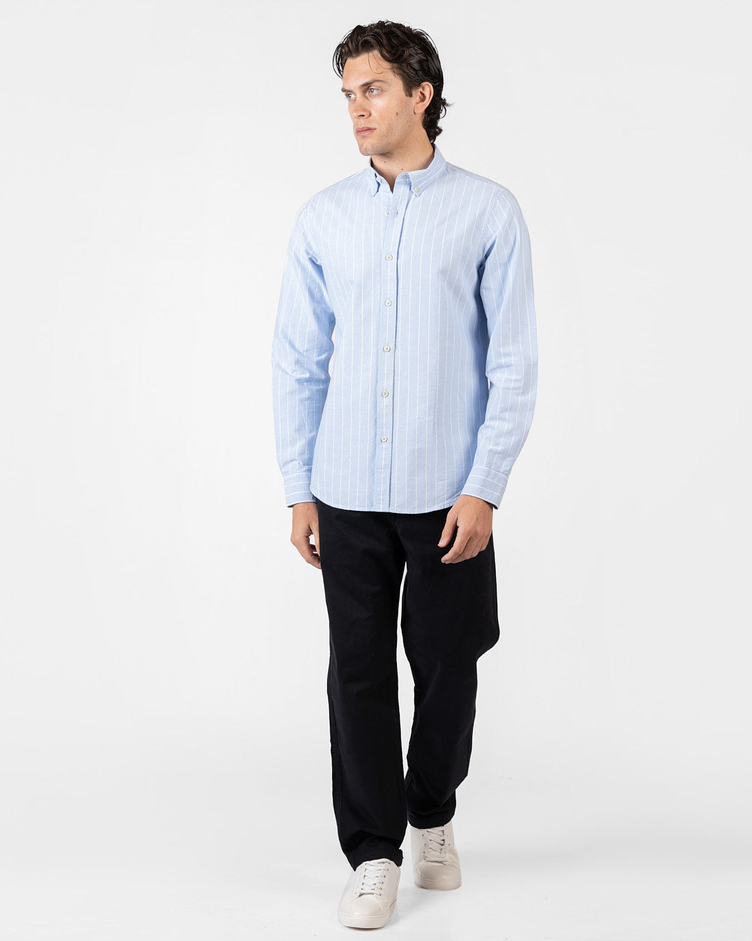 Oxford Striped Long Sleeve Shirt