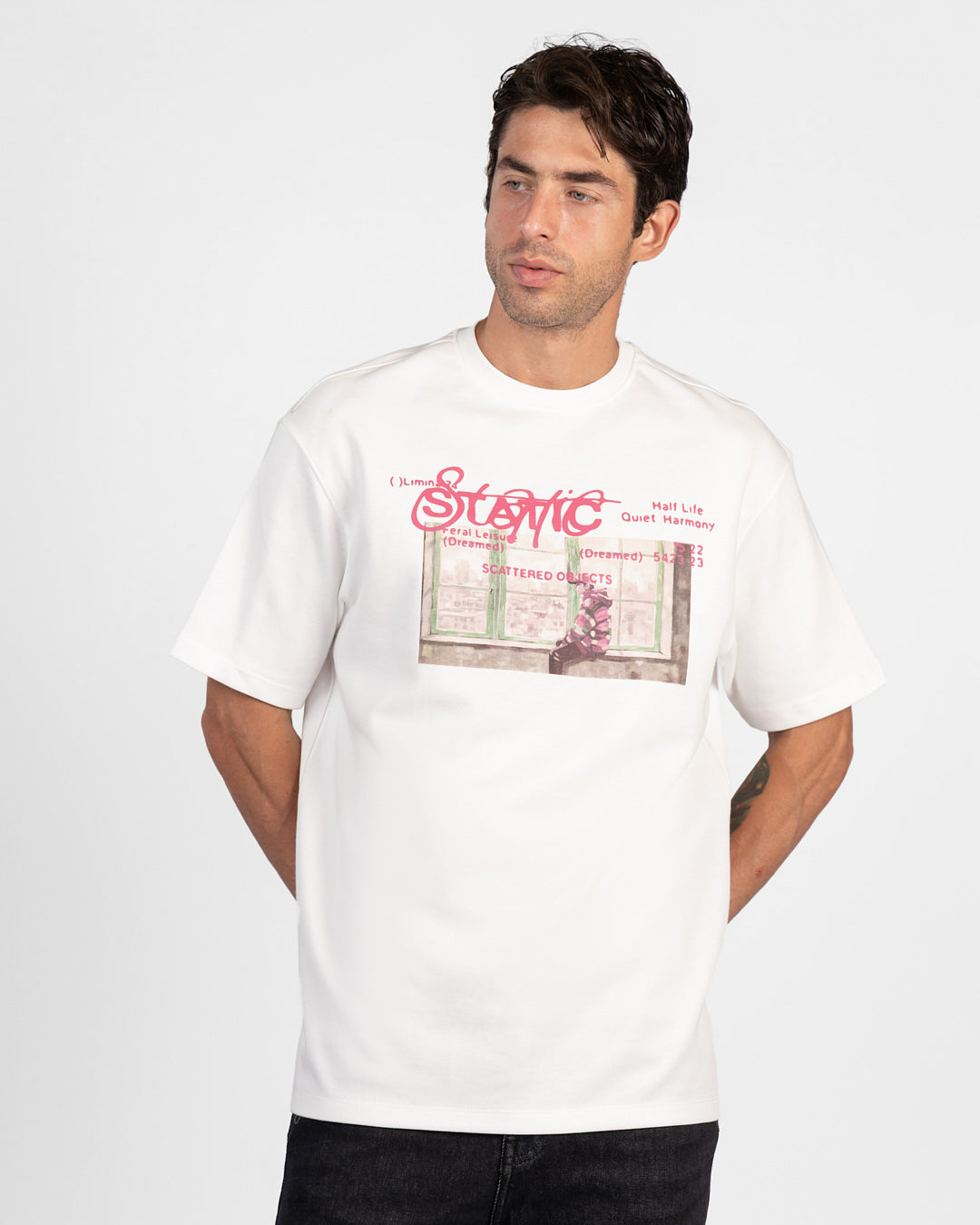 Interboy Oversize Printed Men's T-Shirt