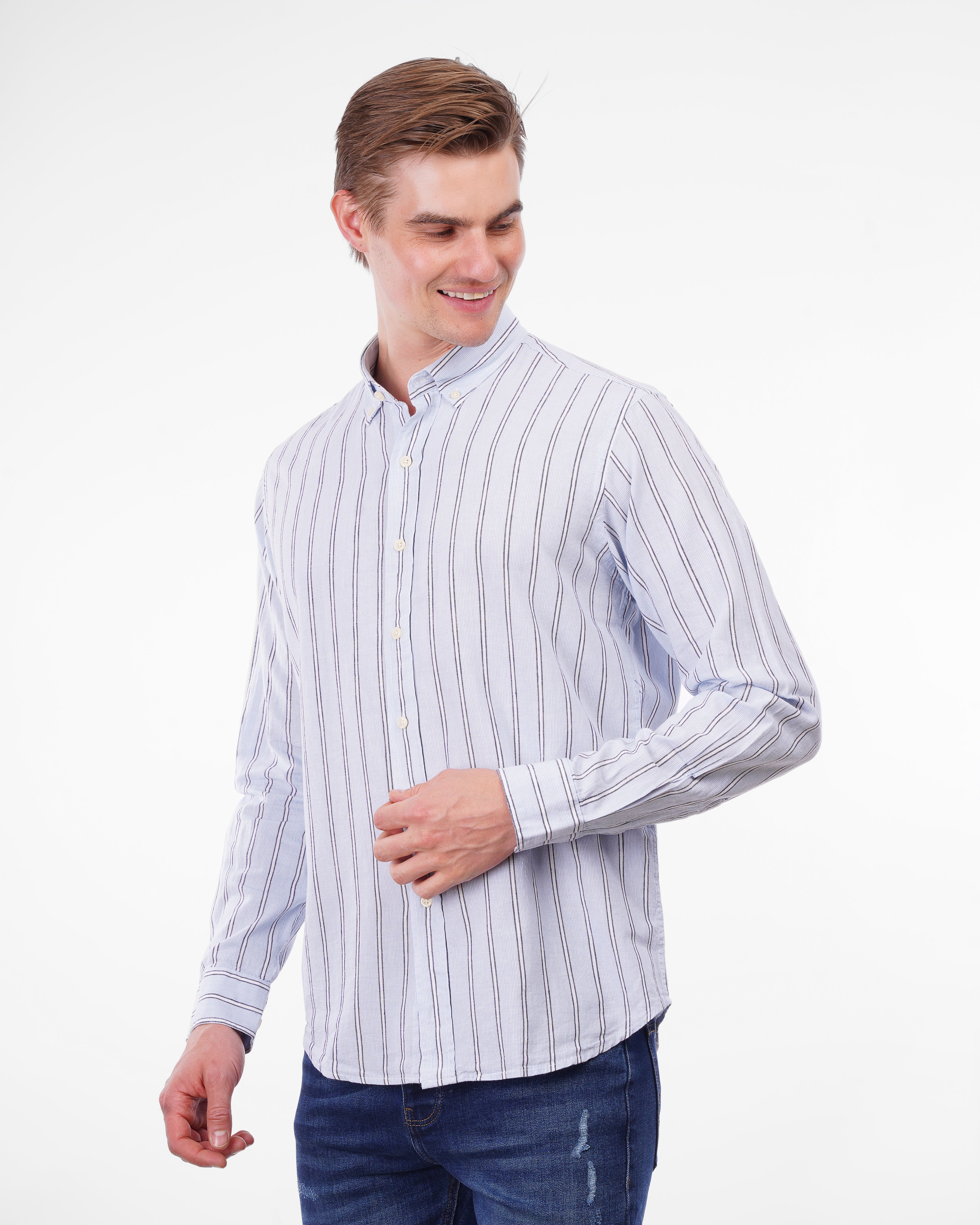 Fine Stripe Office Shirt – SHI/3291