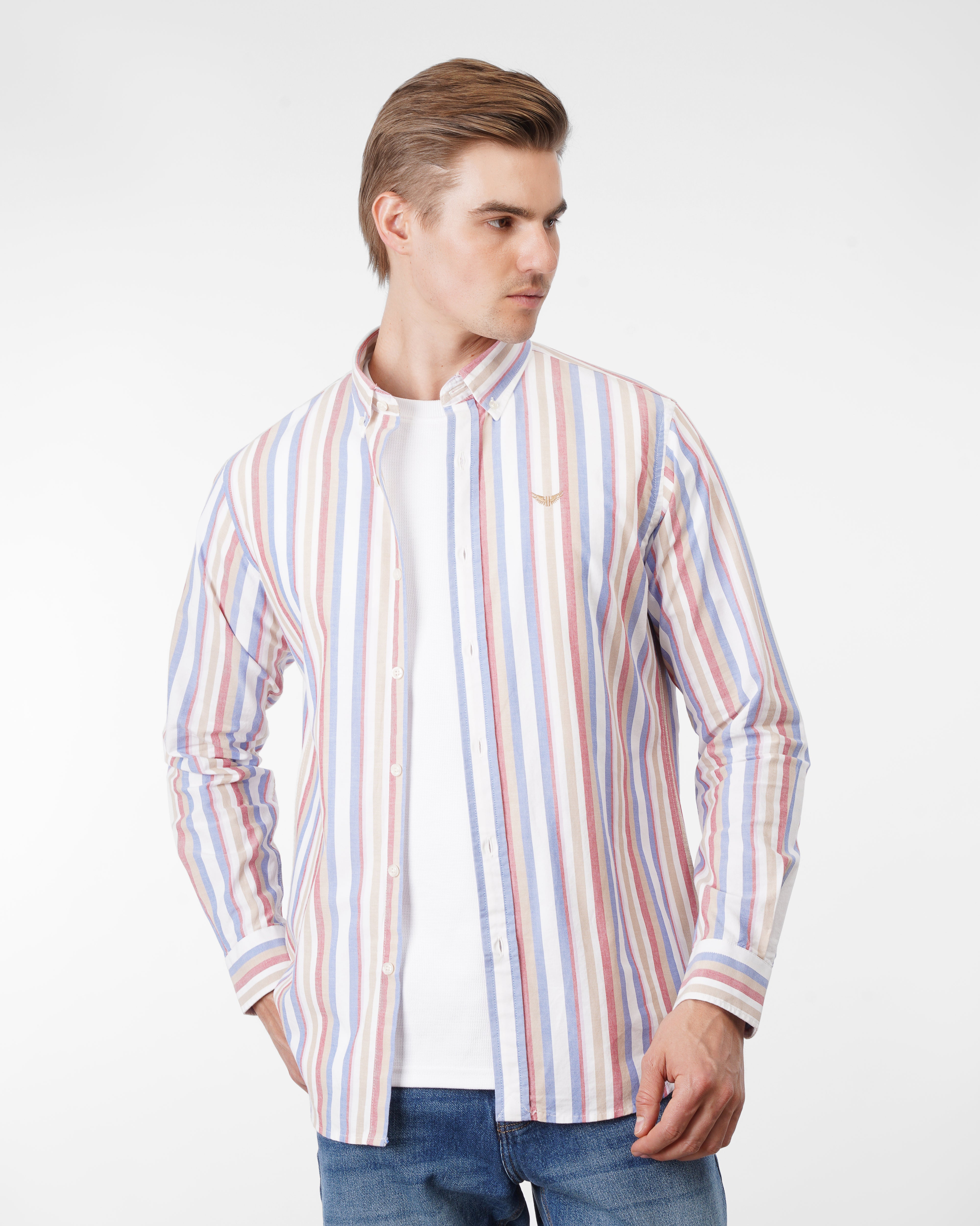 Sleek Vertical Stripe Shirt – SHI/3295
