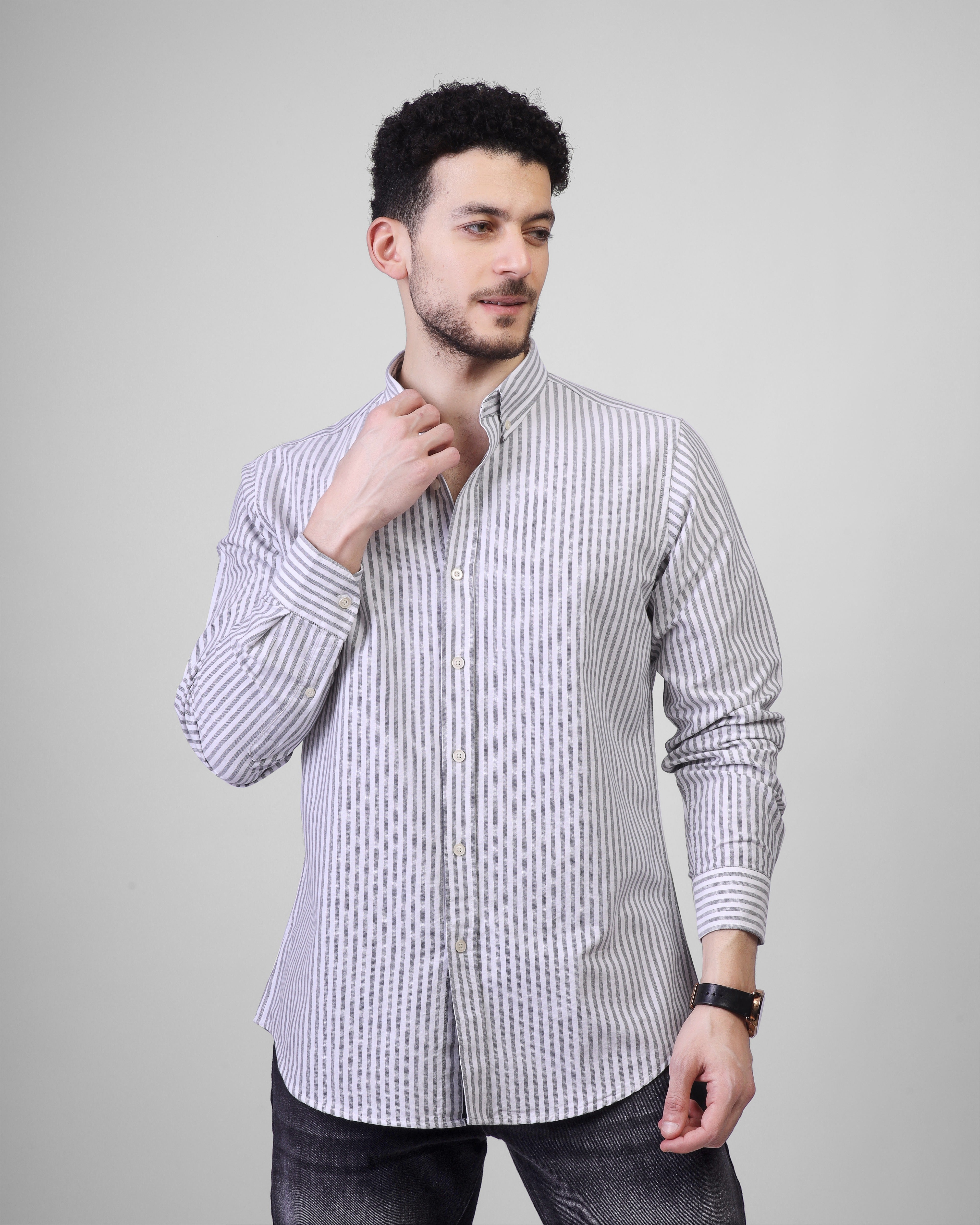 Sand Toned Stripe Shirt – SHI/3316