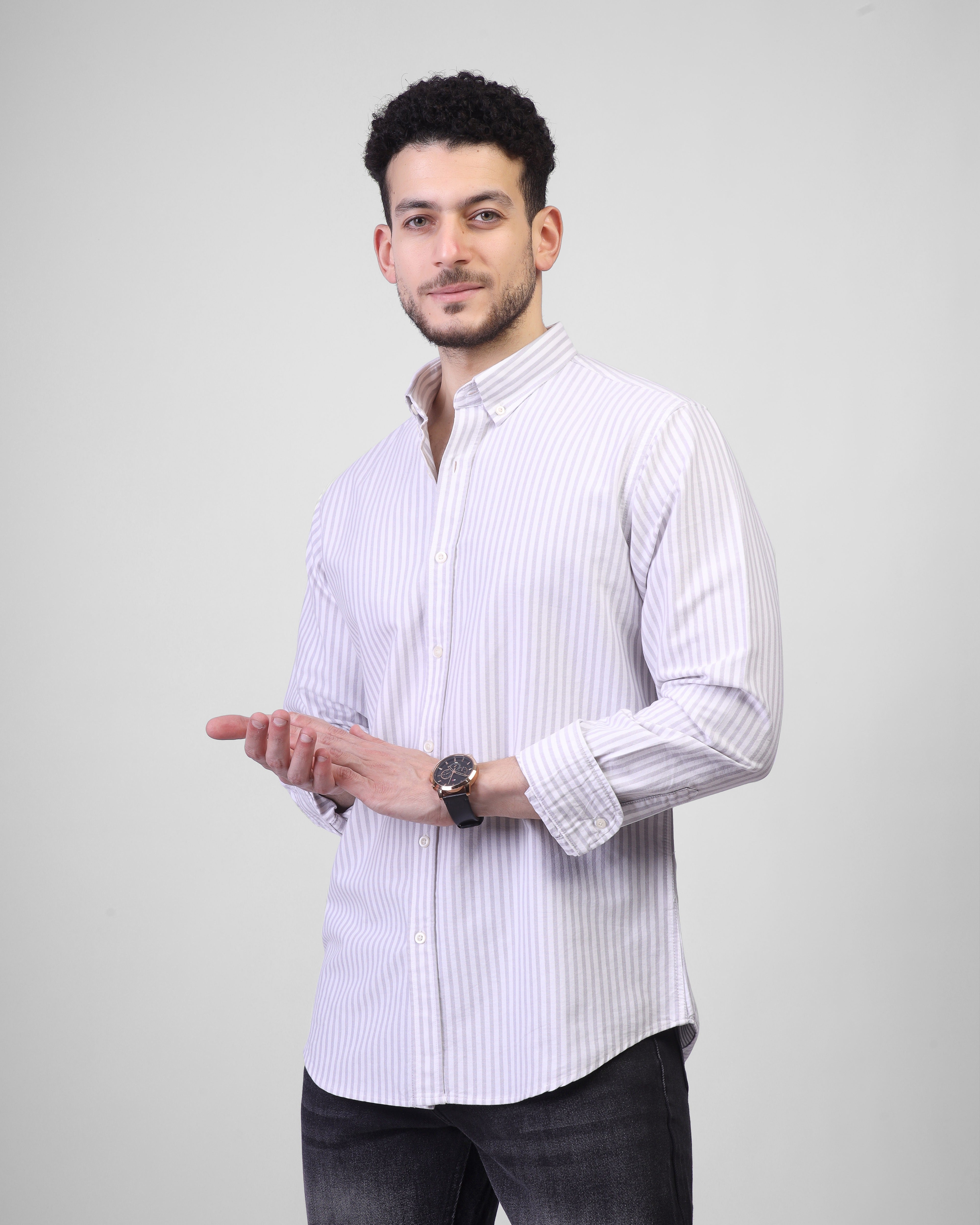 Sand Toned Stripe Shirt – SHI/3316