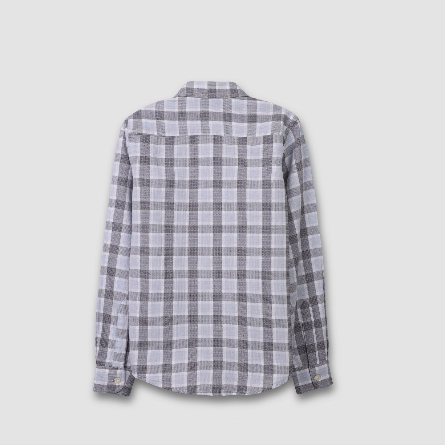 LONG SLEEVE SHIRT KIDS BASIC PLAID COTTON 3333