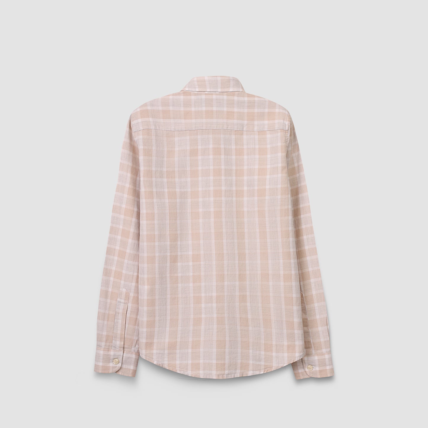 LONG SLEEVE SHIRT KIDS BASIC PLAID COTTON 3333