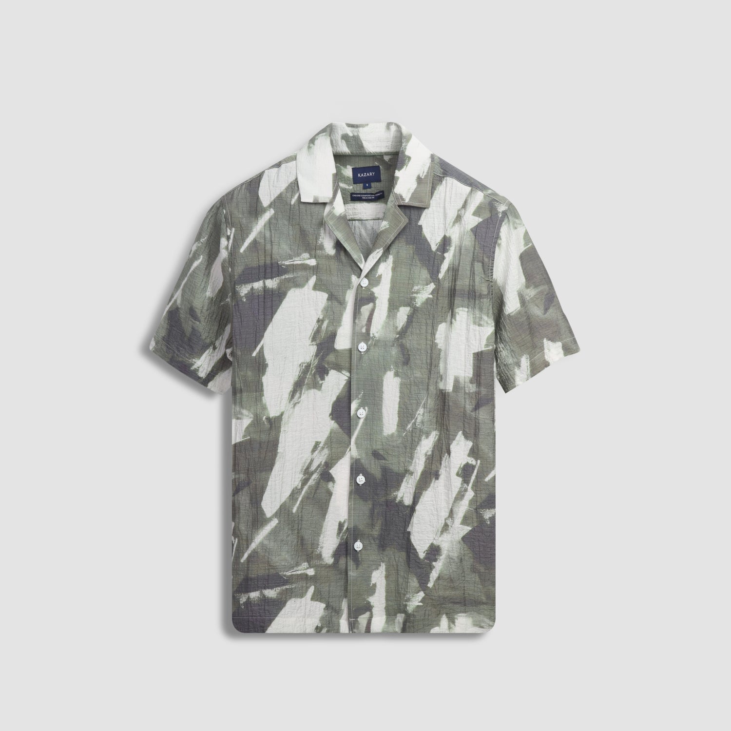 Minimal Art Cotton Shirt - 3343