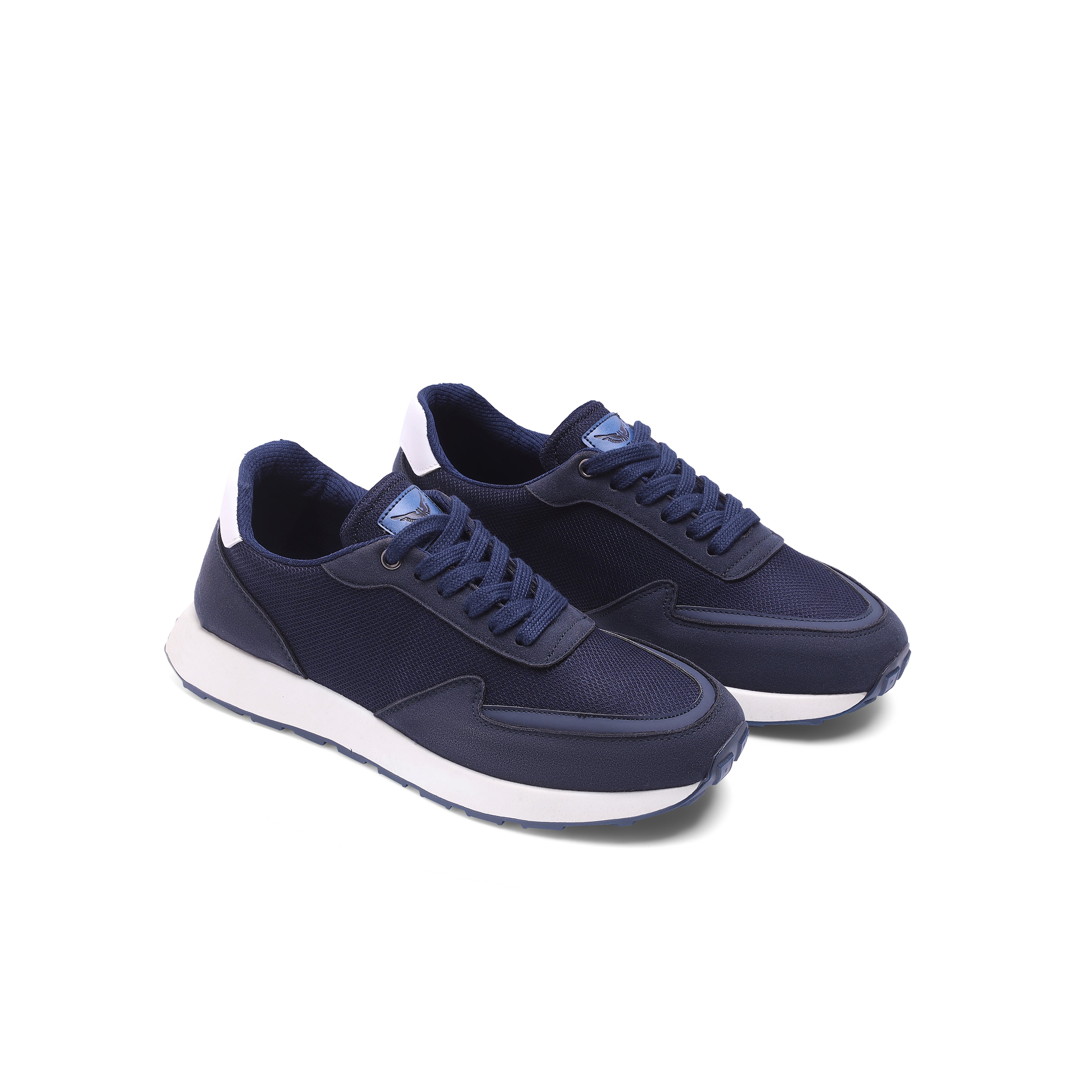 Perforated Suede-Look Leather Sneaker - 138