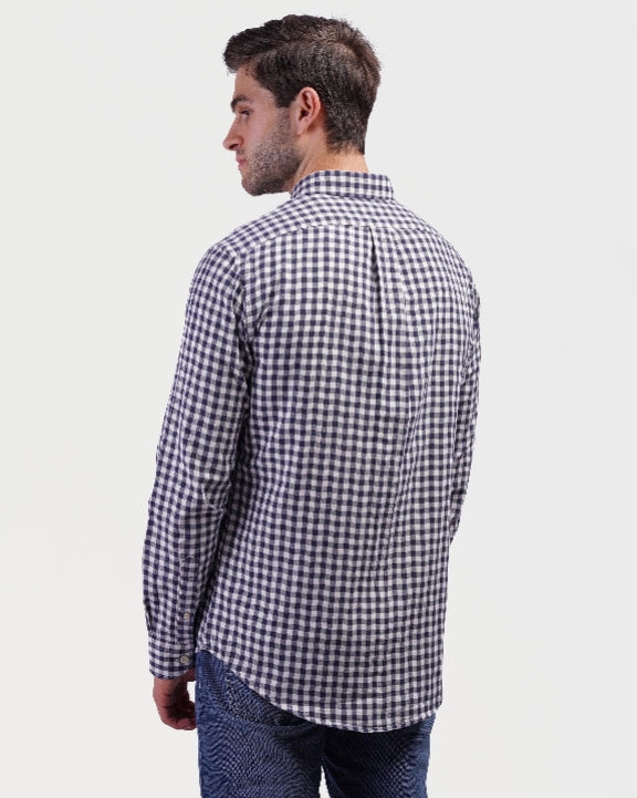 Long sleeve stripe shirt-3271