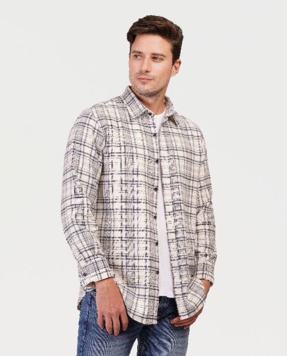 Long sleeve stripe shirt-3271