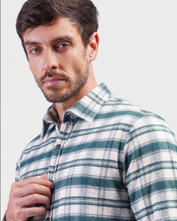 Long sleeve stripe shirt-3271