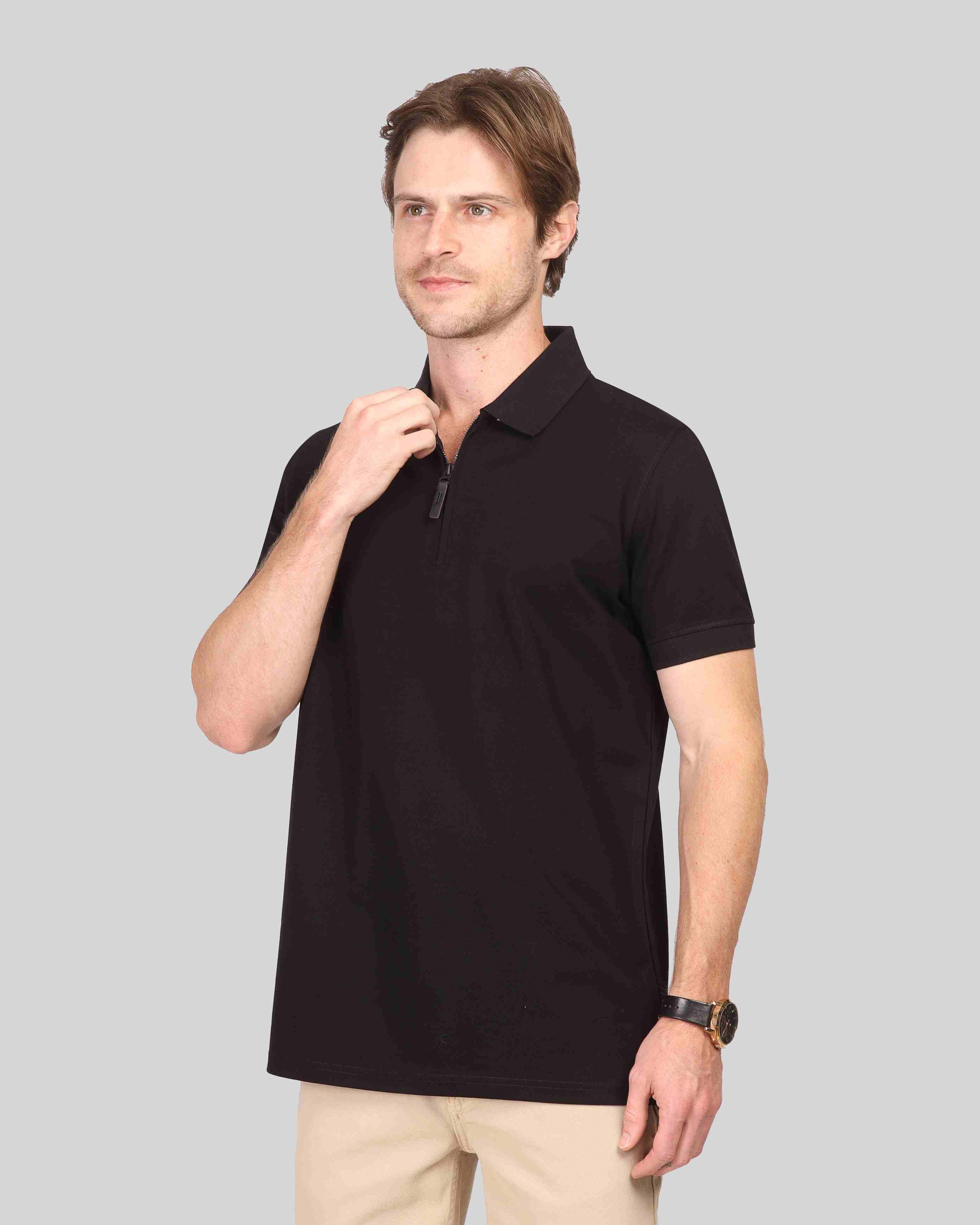 Fine Cotton Polo Shirt - 25001