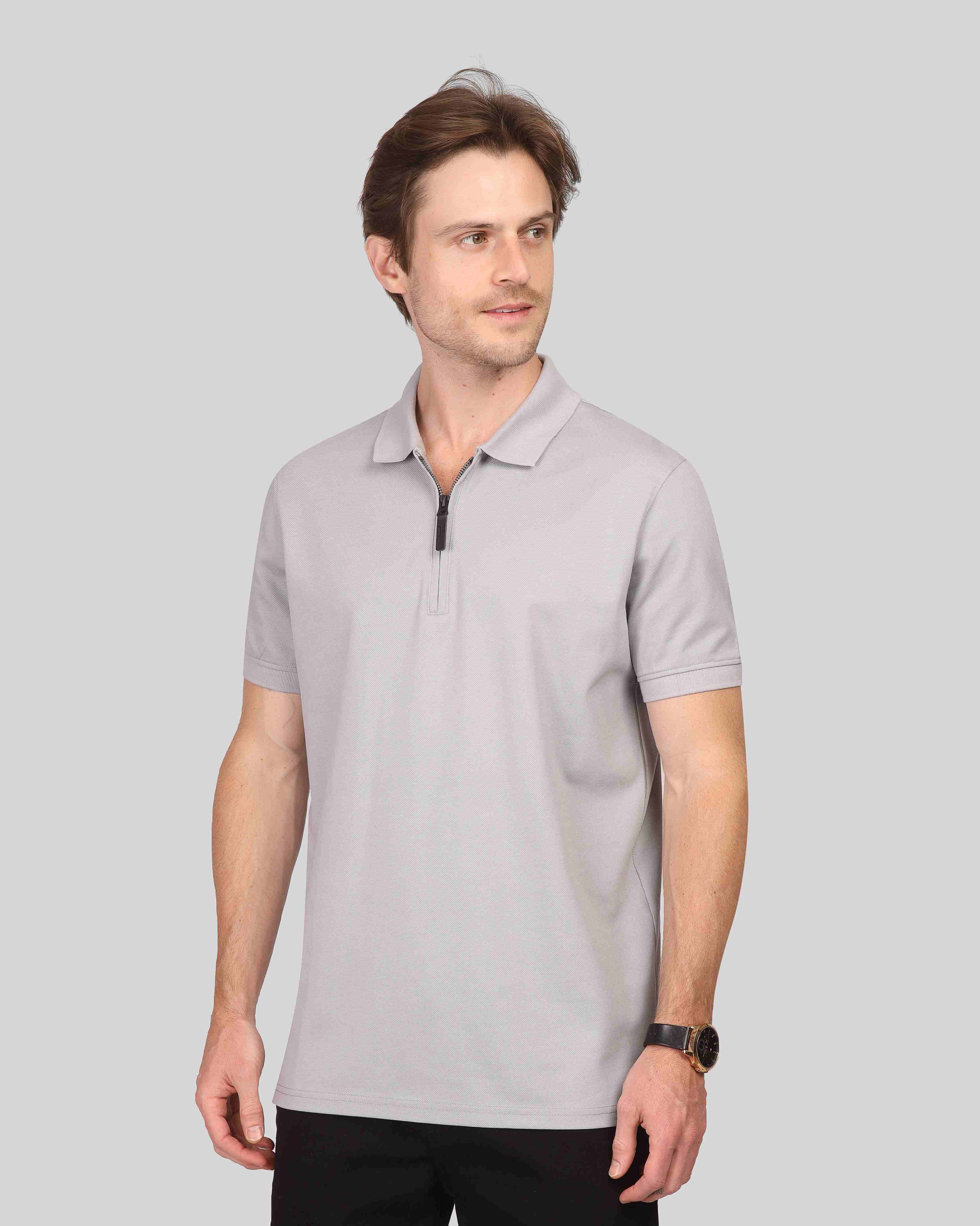 Fine Cotton Polo Shirt - 25001