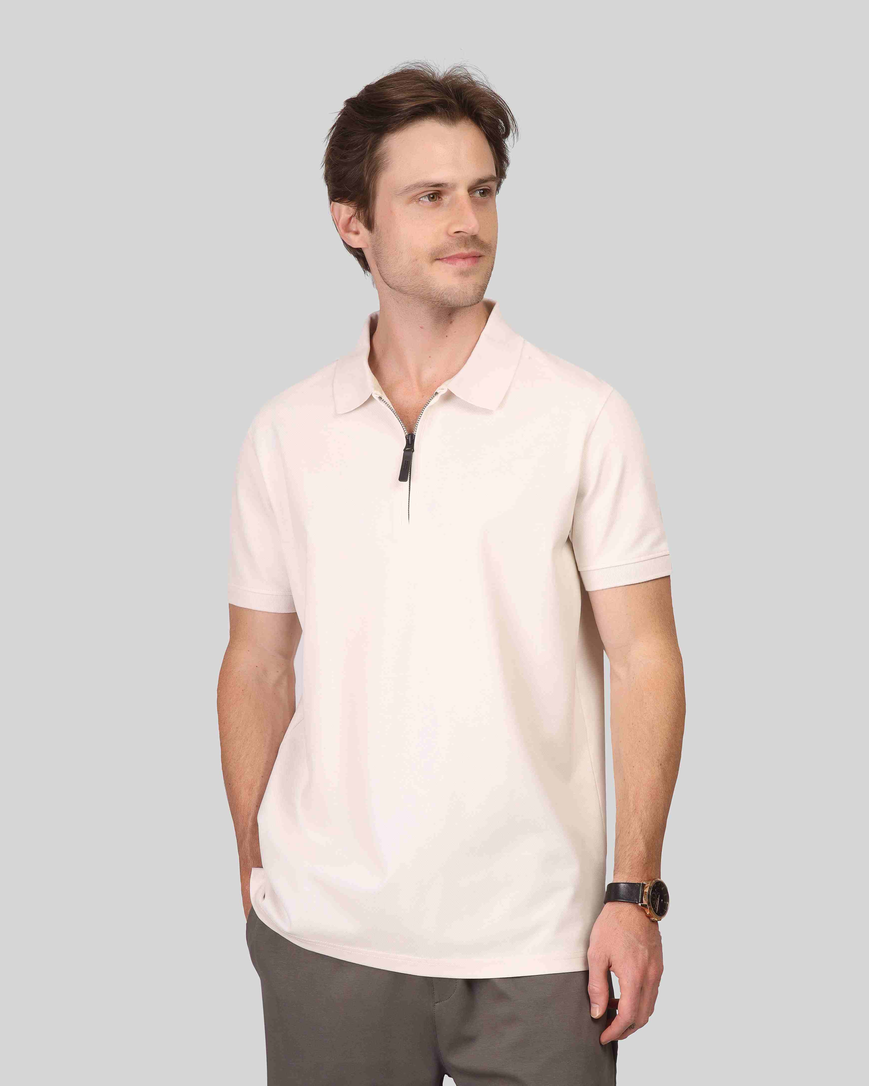 Fine Cotton Polo Shirt - 25001
