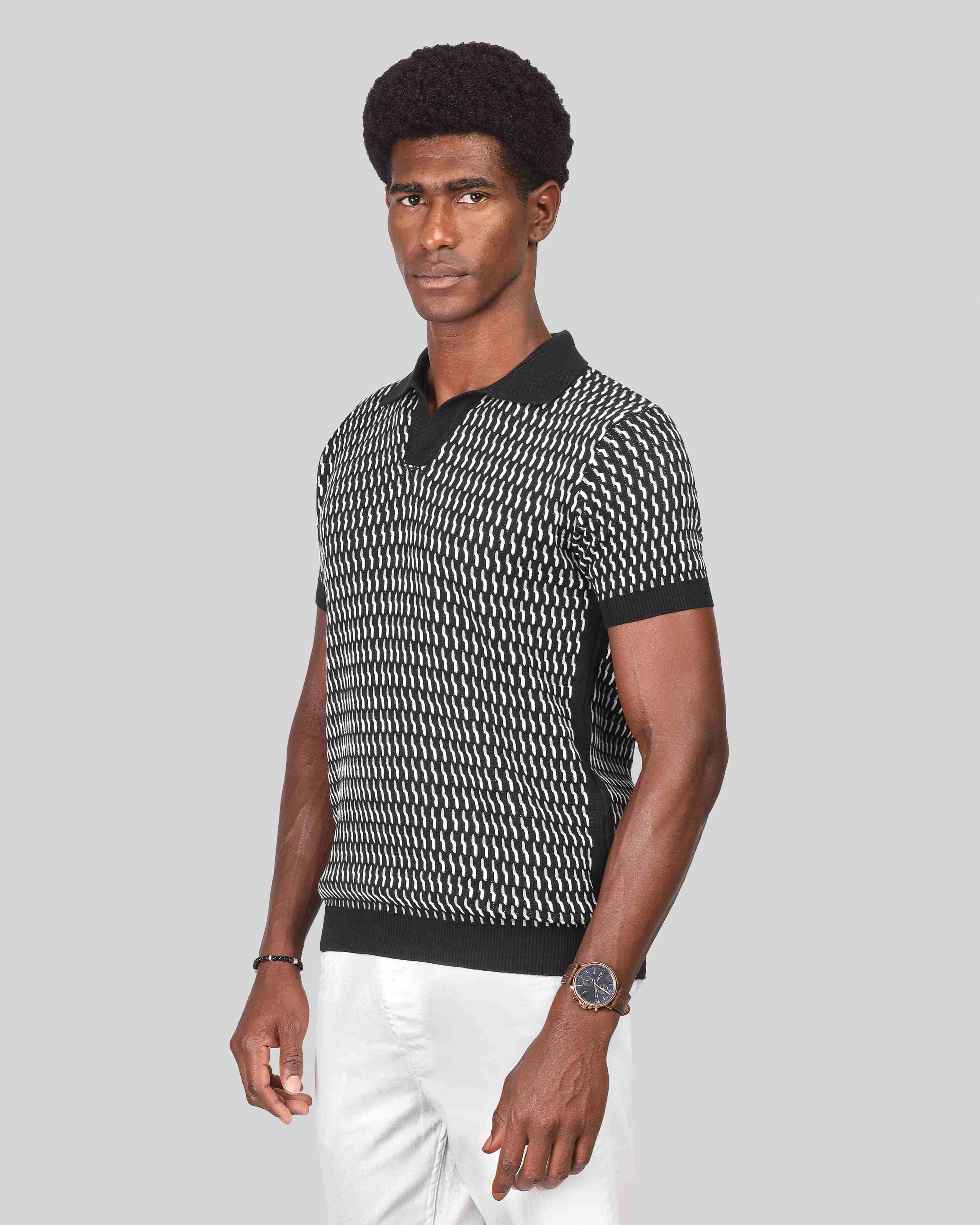 Soft Knit Polo Shirt - 25053