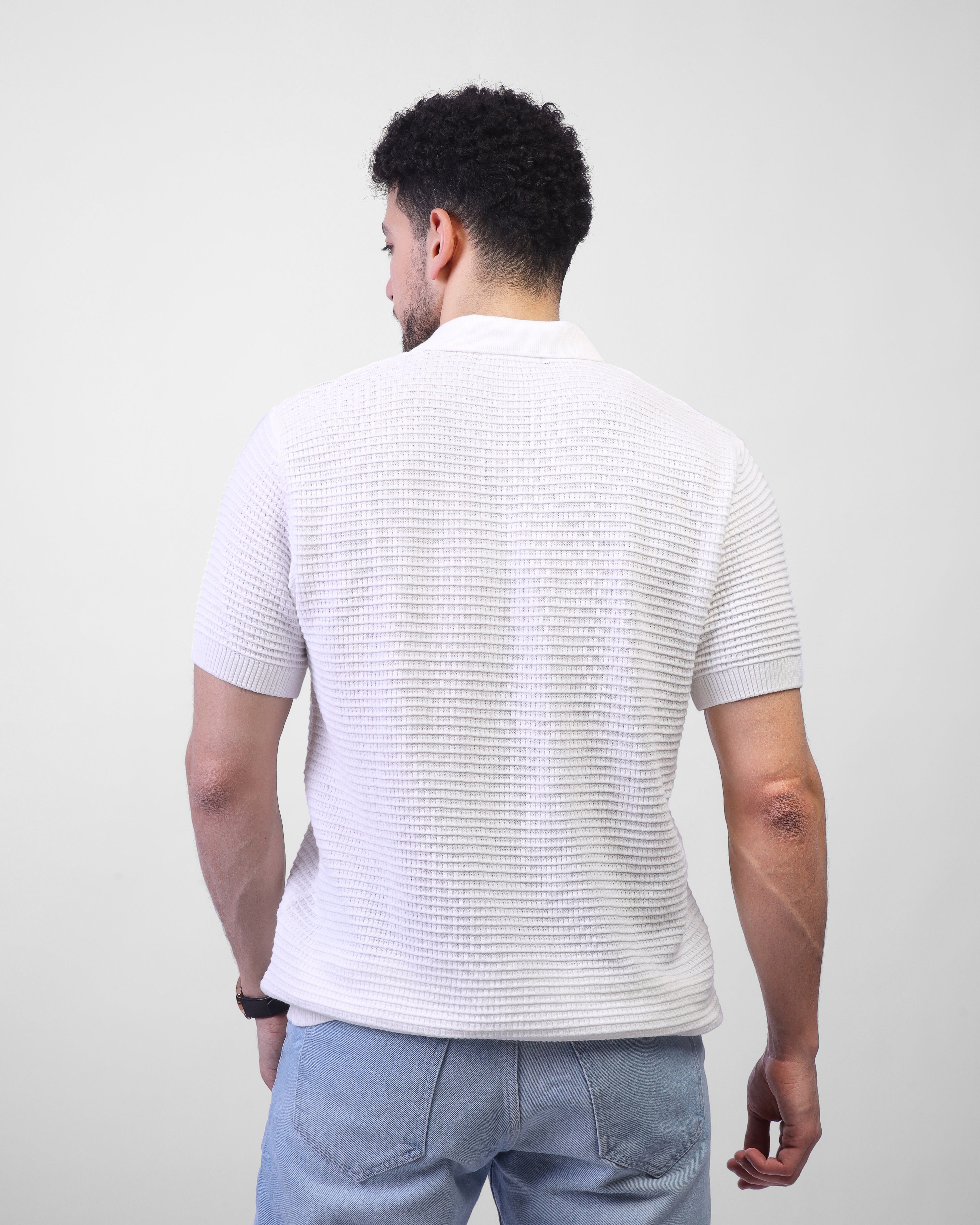 Textured Knit Polo – MEN/25054