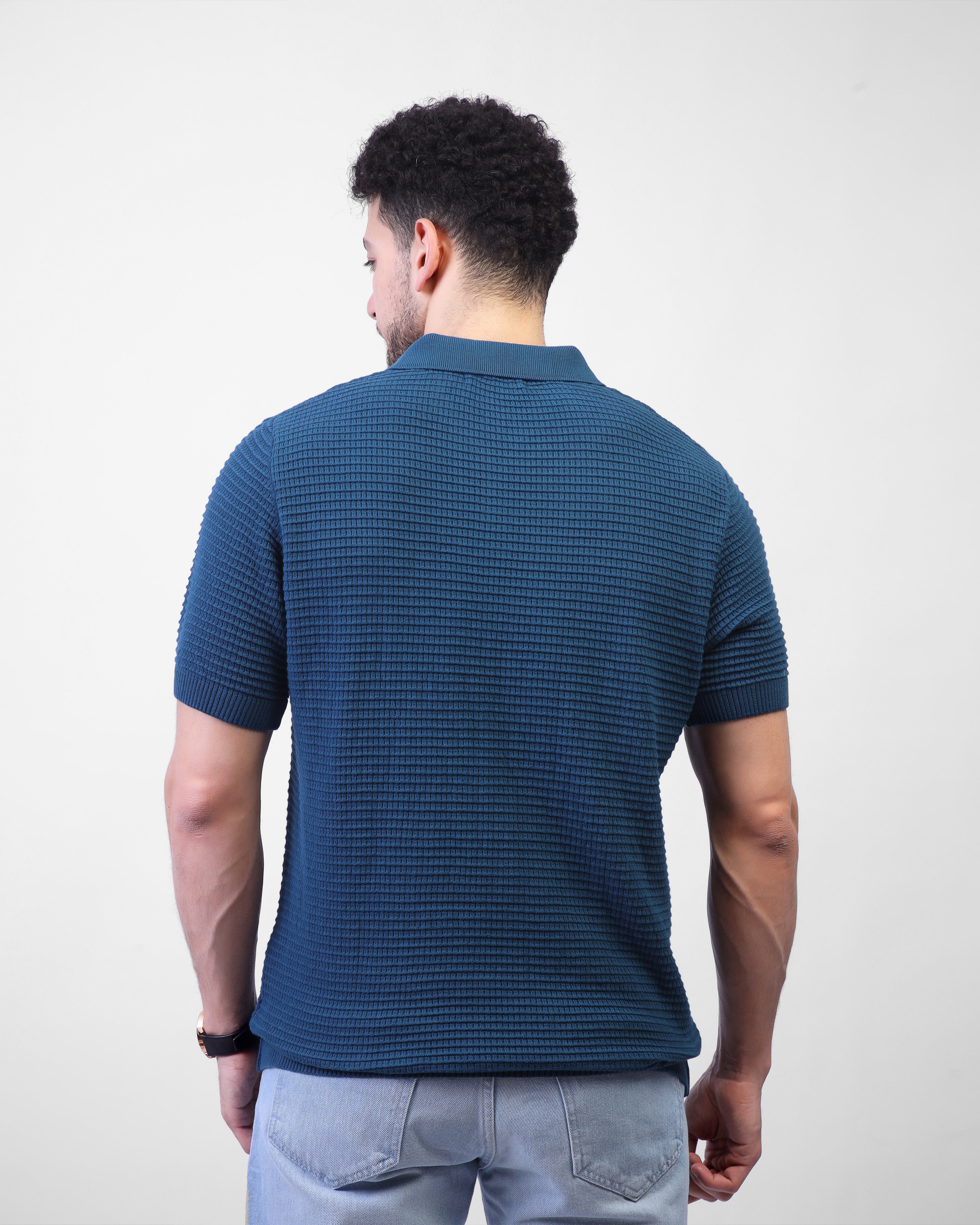Textured Knit Polo – MEN/25054