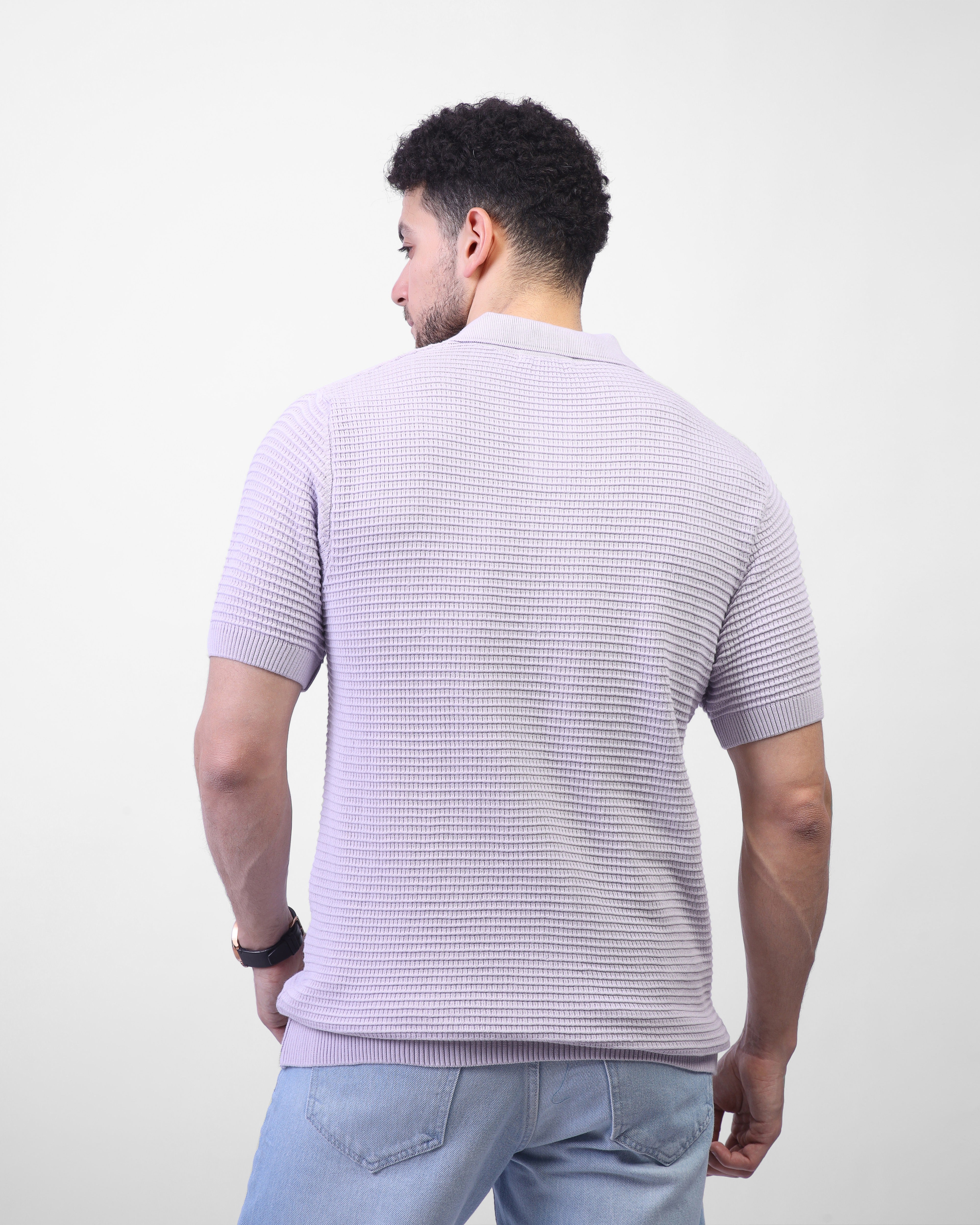 Textured Knit Polo – MEN/25054