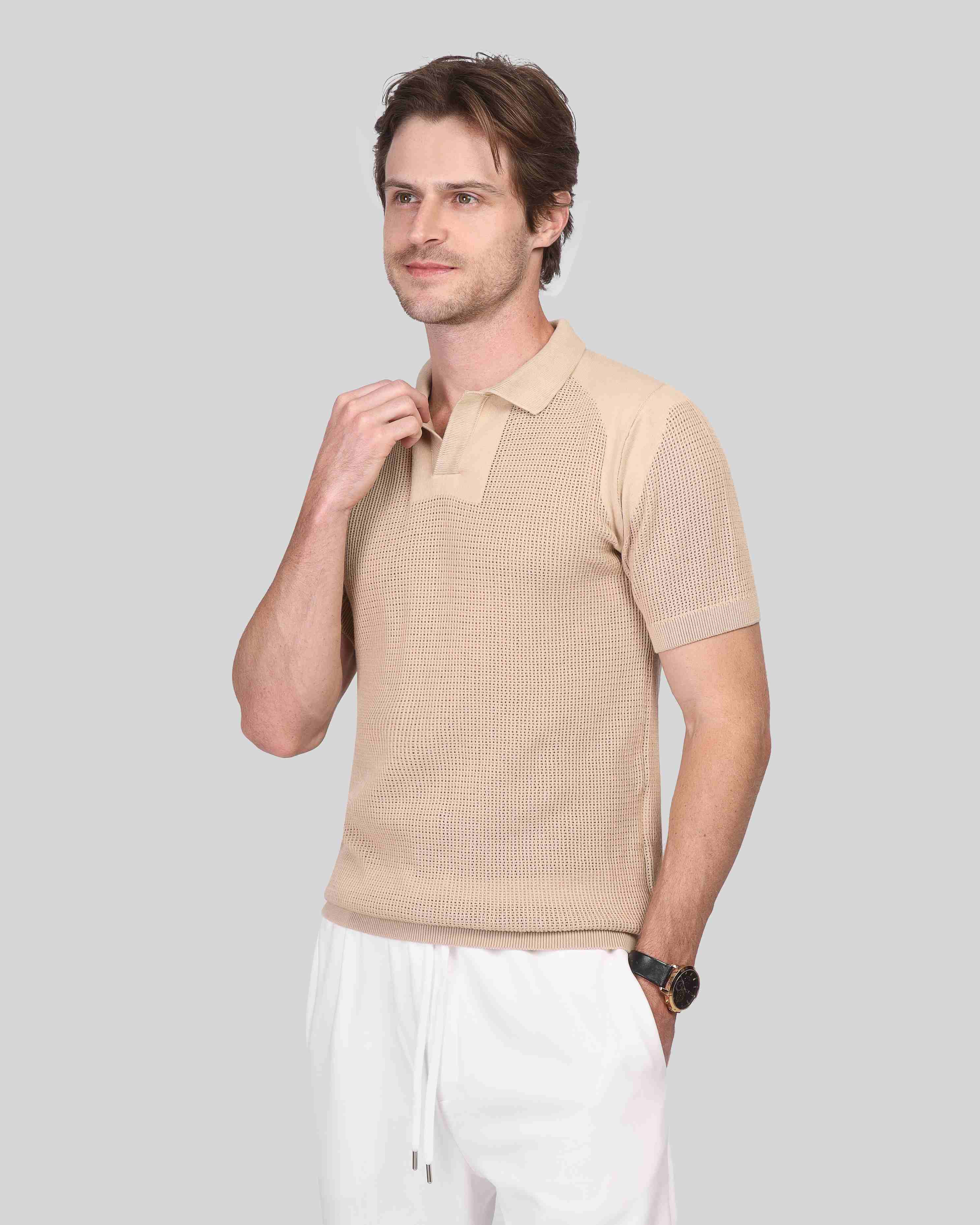 Tailored Cotton Polo - 25056