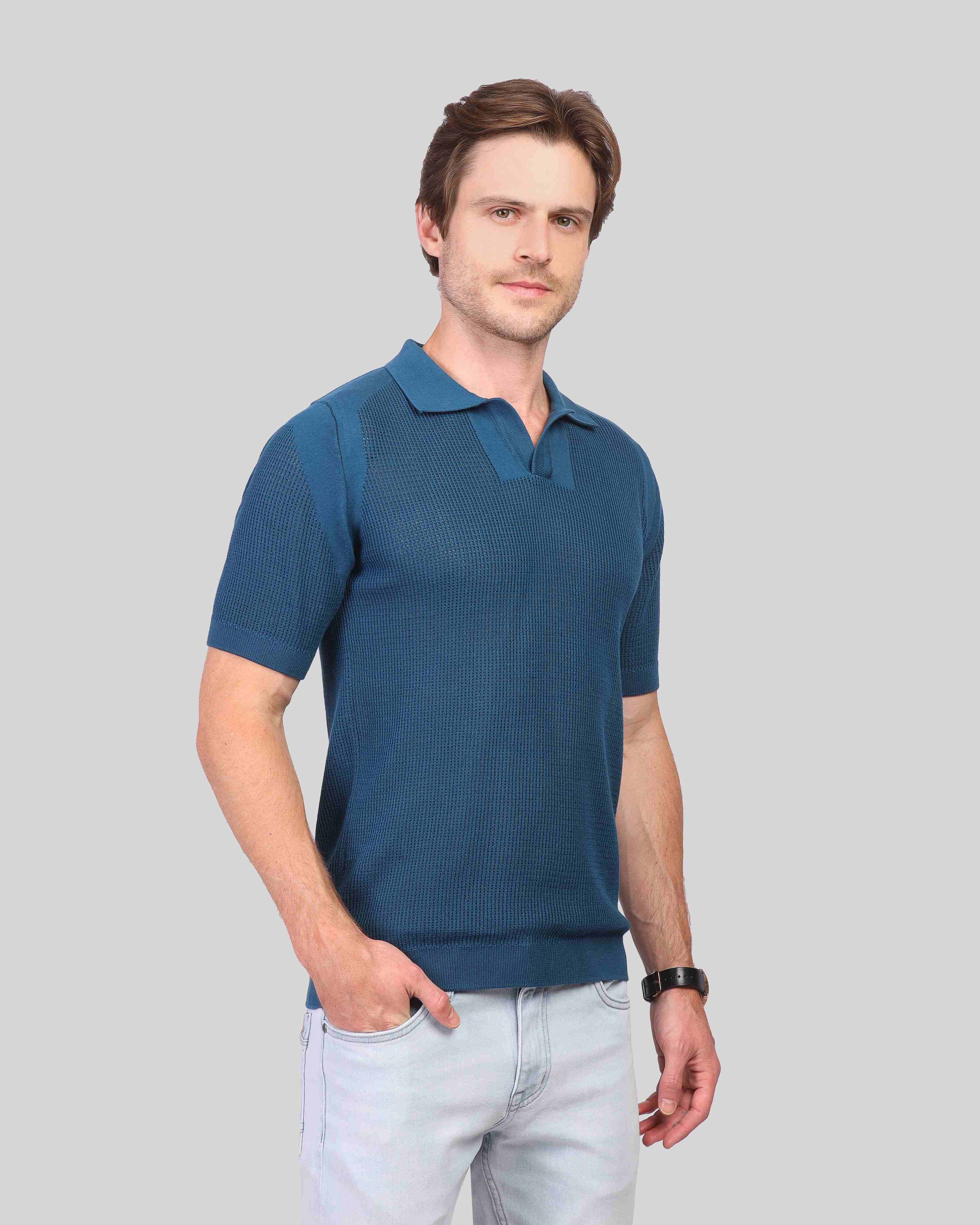 Tailored Cotton Polo - 25056