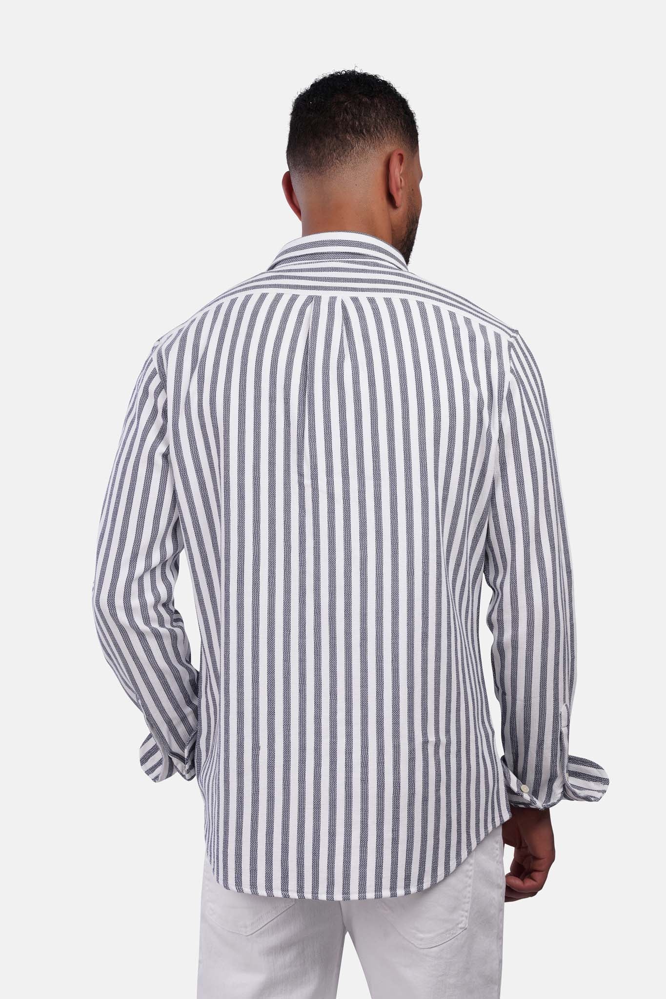 Striped Shibeka Long Sleeve Shirt