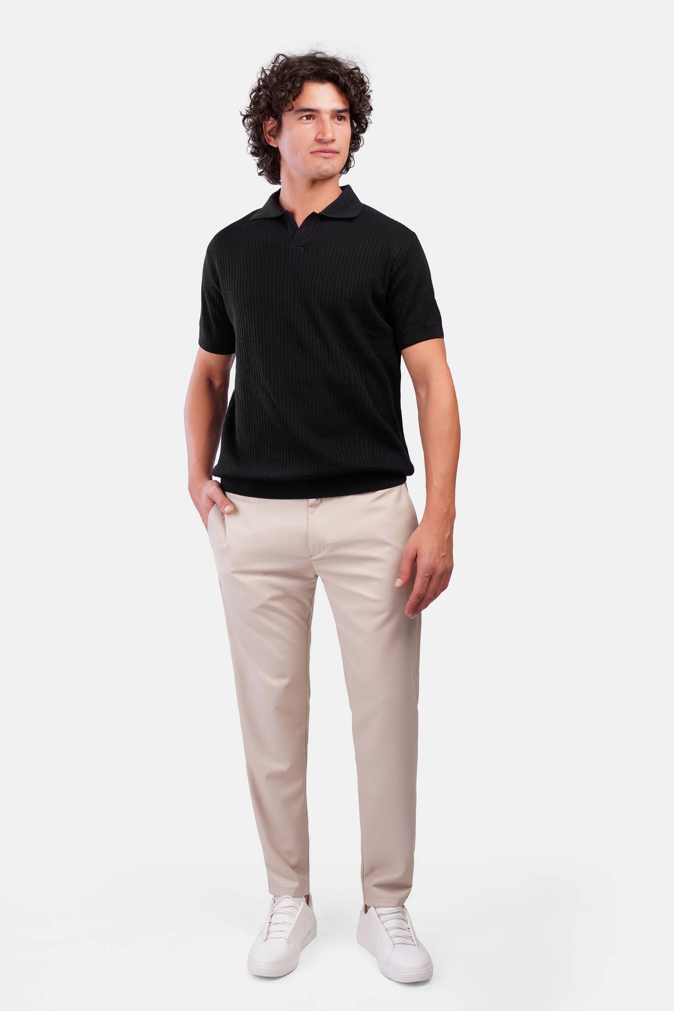 Jacquard Polo T-Shirt