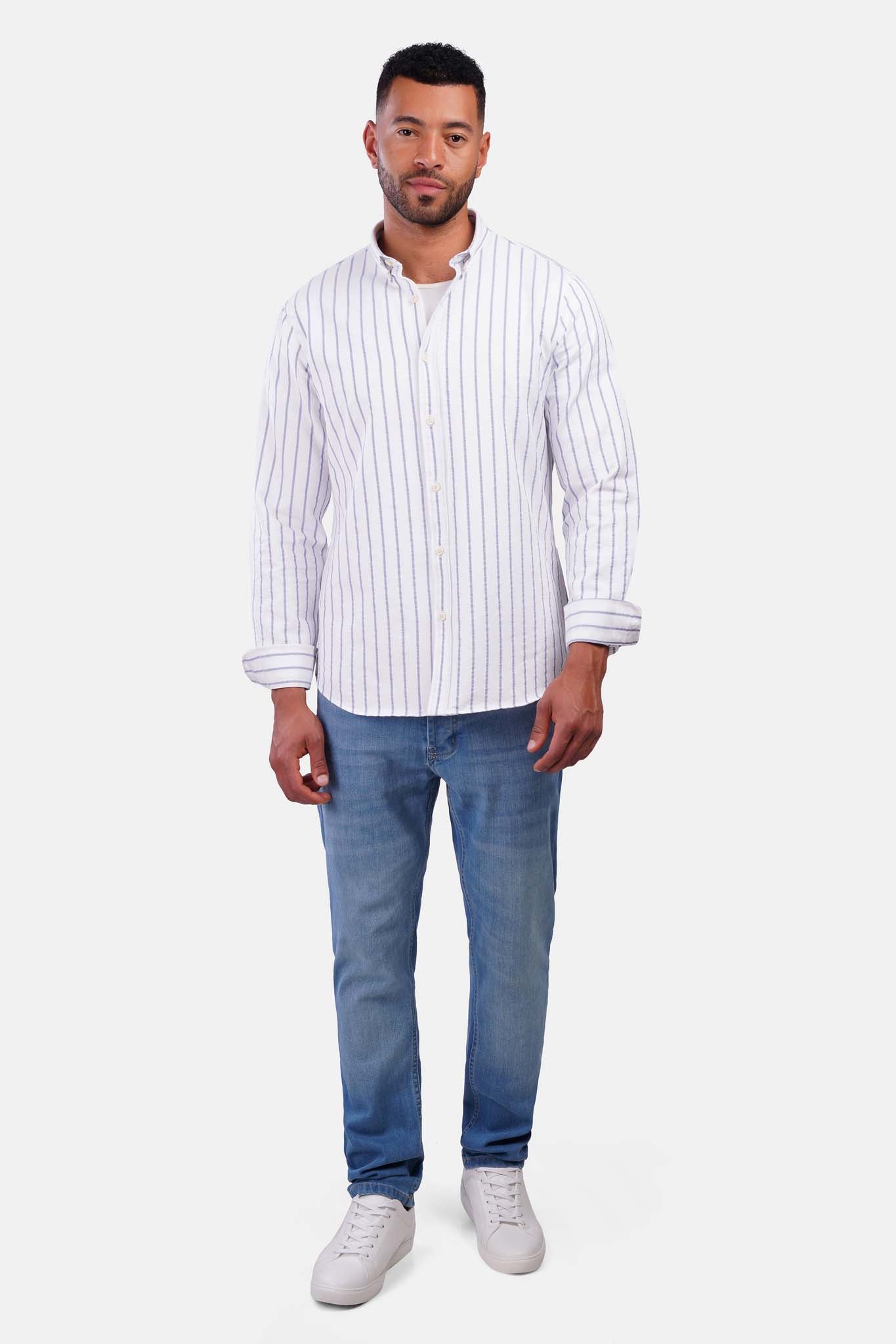 Refined Oxford Striped Shirt