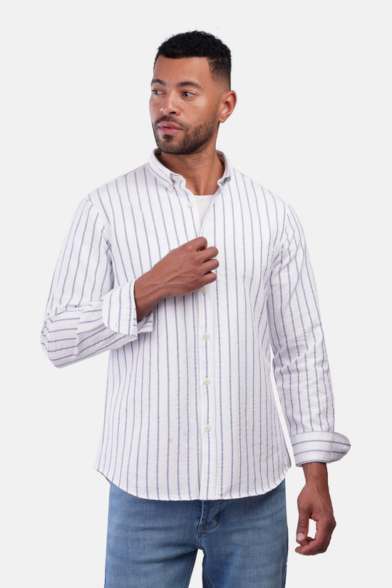 Refined Oxford Striped Shirt