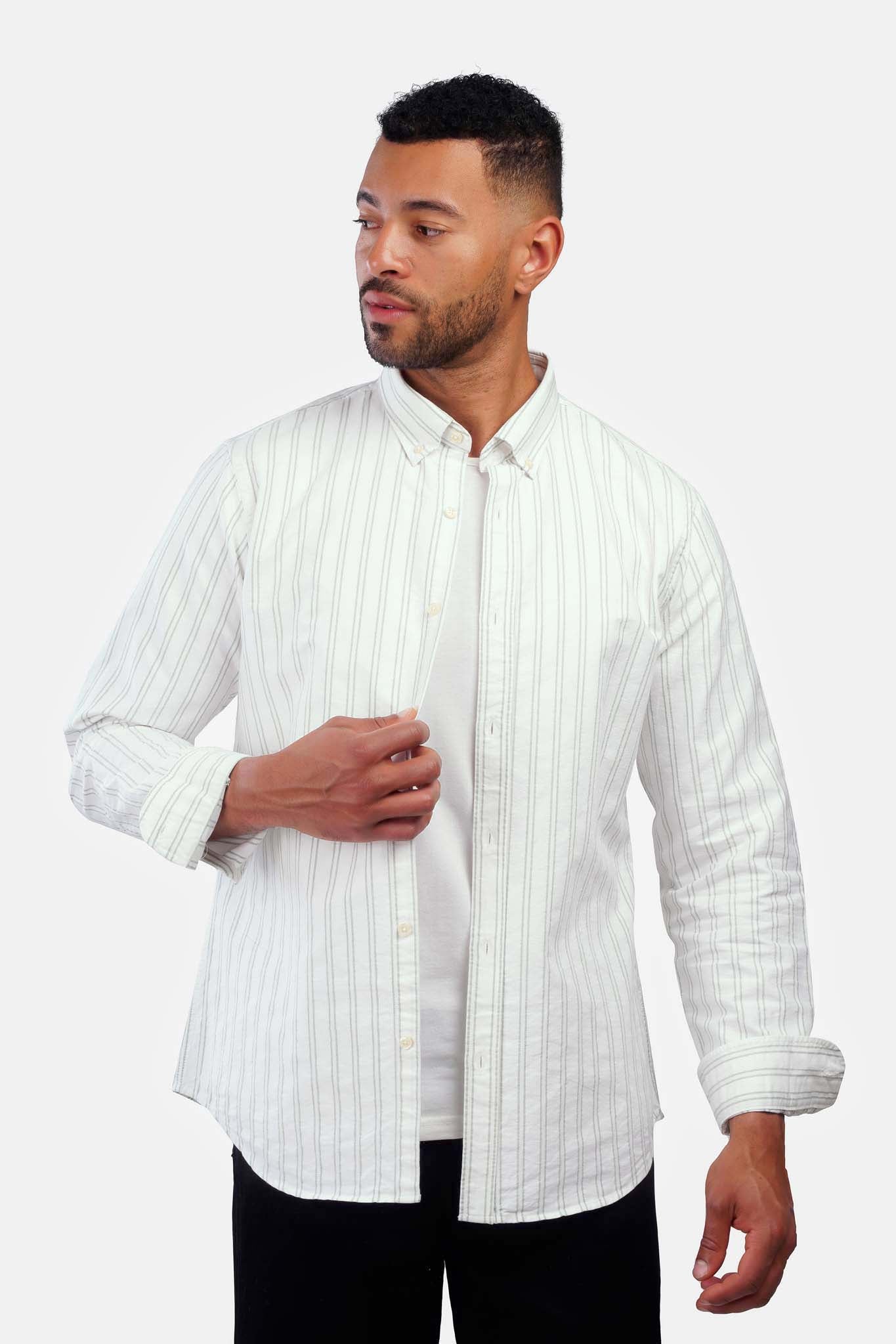 Classic Oxford Striped Shirt