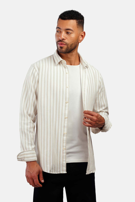 Striped Shibeka Long Sleeve Shirt