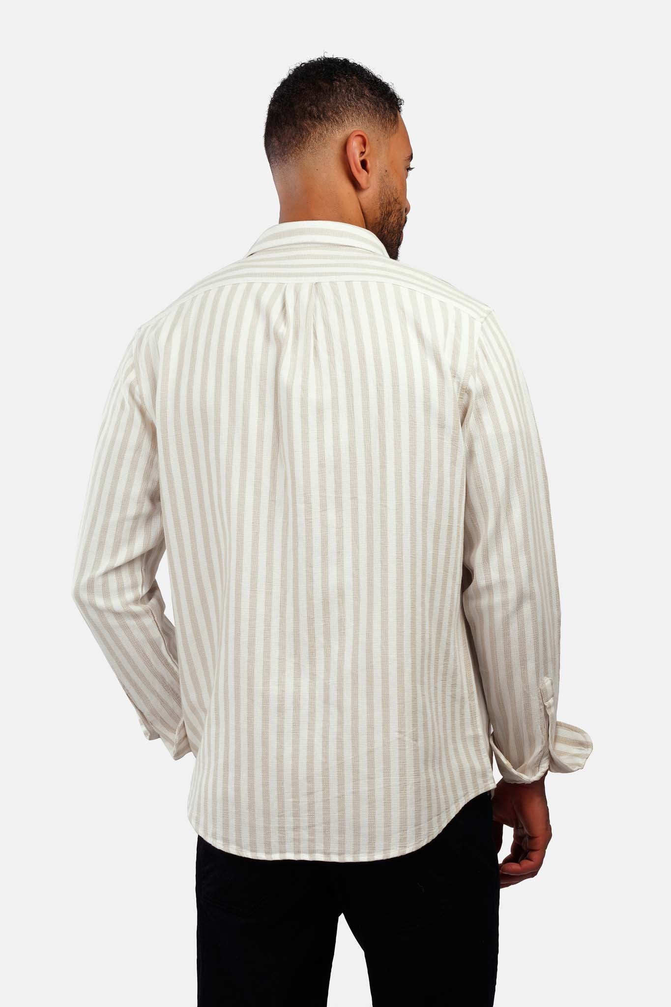 Striped Shibeka Long Sleeve Shirt