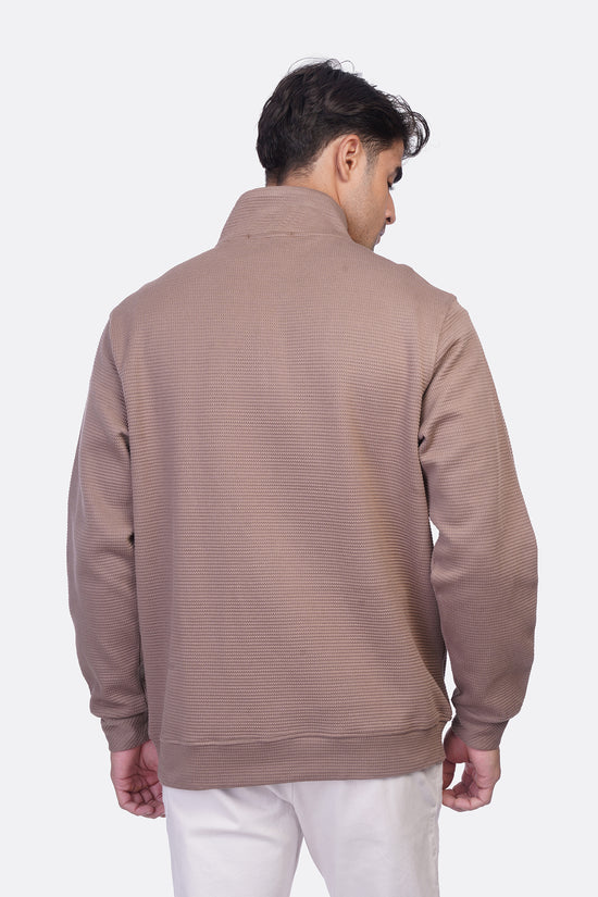 Fashion Half-Zipper Sweatshirt – Jakar Texture