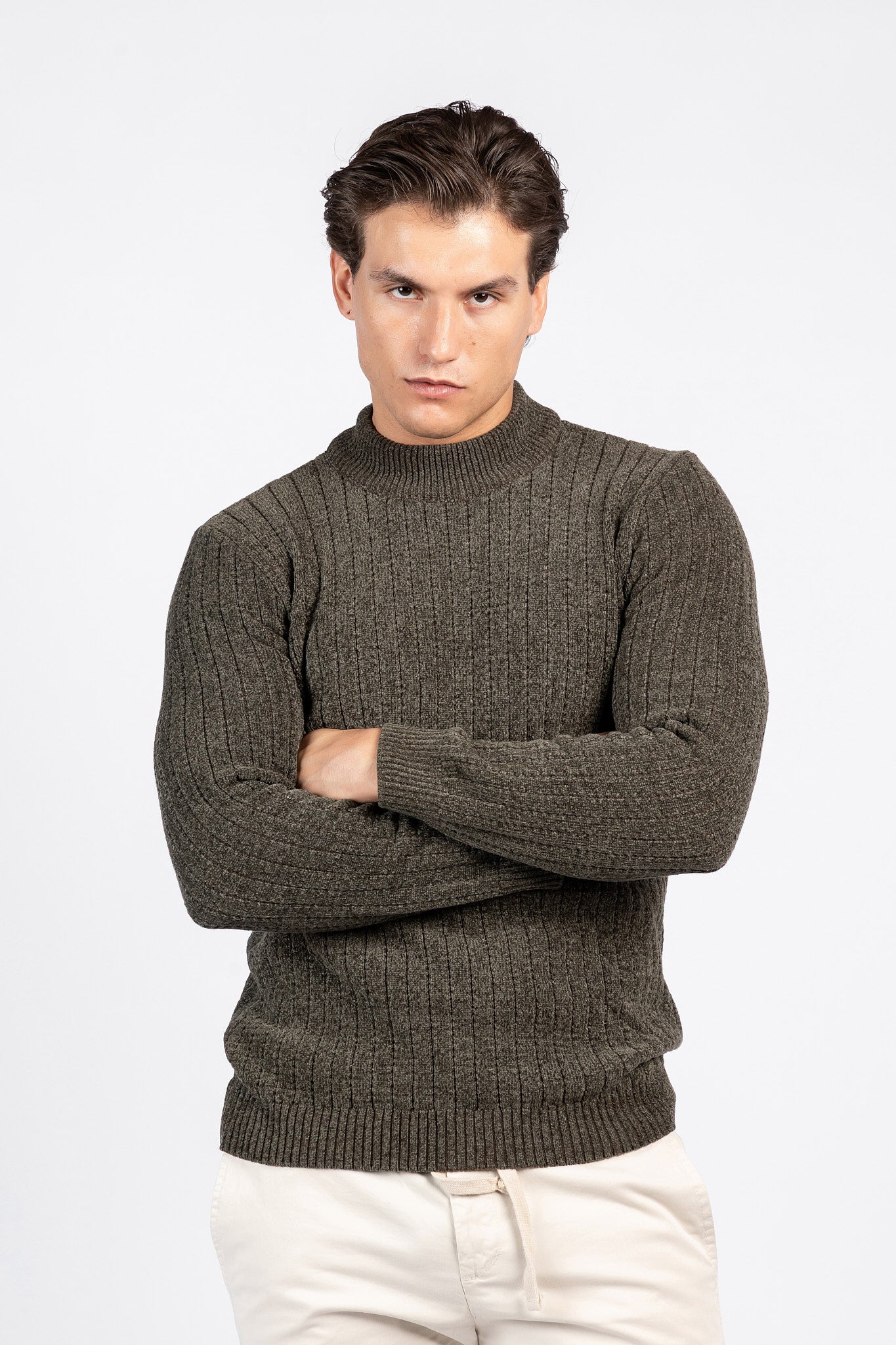 Half-Neck Suede Top PLV/214