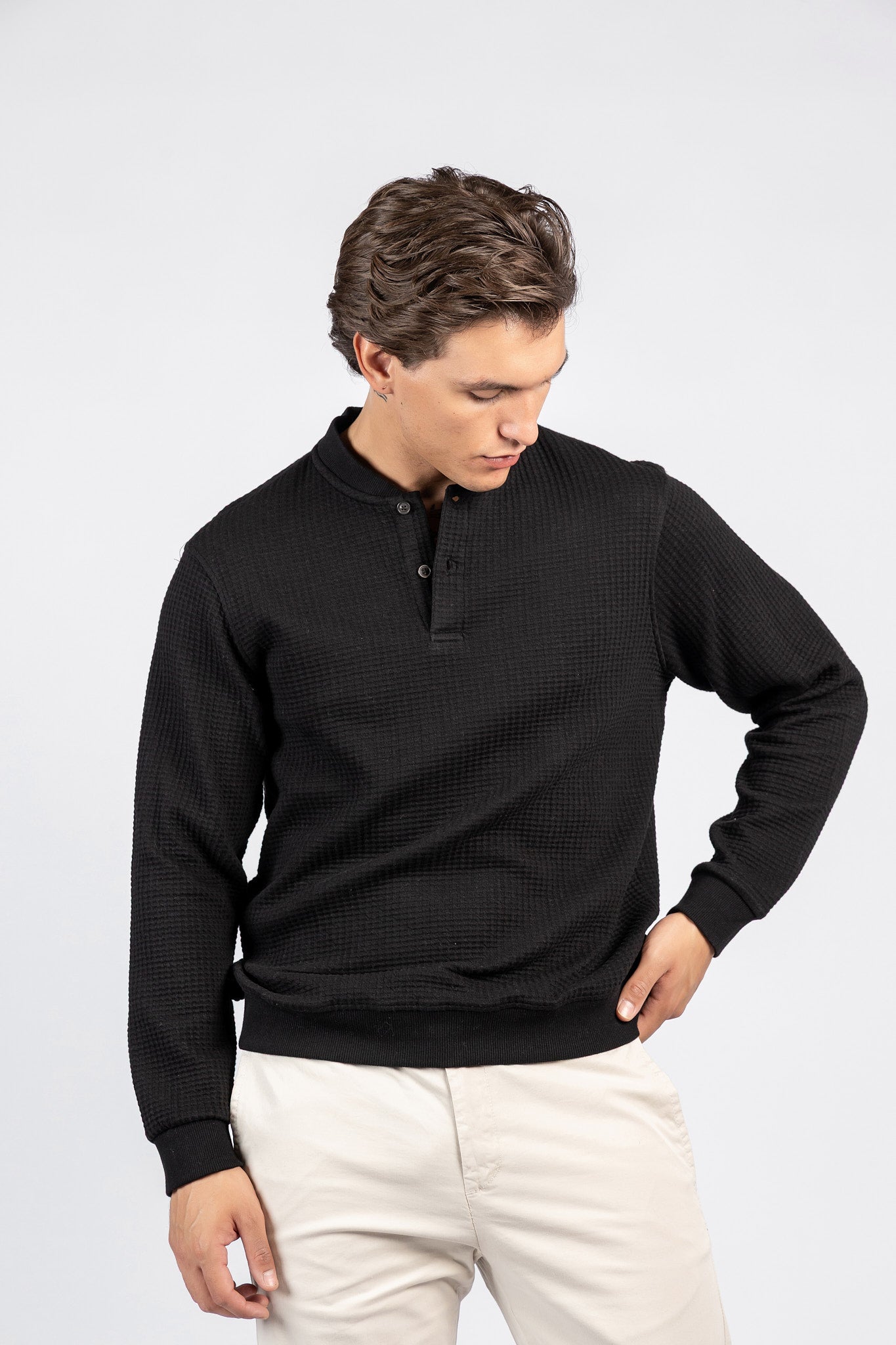 Baseball-Collar Digital Jakar Sweatshirt SWT/26702