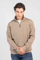 Half-Zipper Double Waffle Fashion Sweatshirt SWT/26843