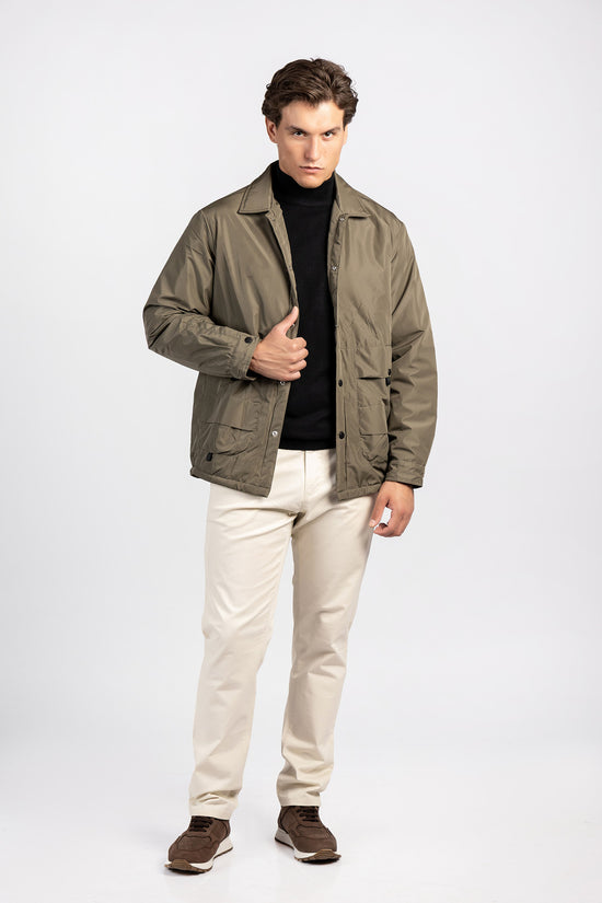 Button-Up Shirt Collar Jacket – Waterproof – JAK/26607