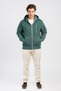 Capicho Zipper Beka-Milton-Print Sweatshirt SWT/26844