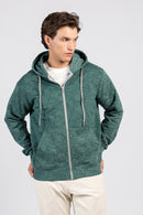 Capicho Zipper Beka-Milton-Print Sweatshirt SWT/26844