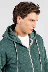 Capicho Zipper Beka-Milton-Print Sweatshirt SWT/26844