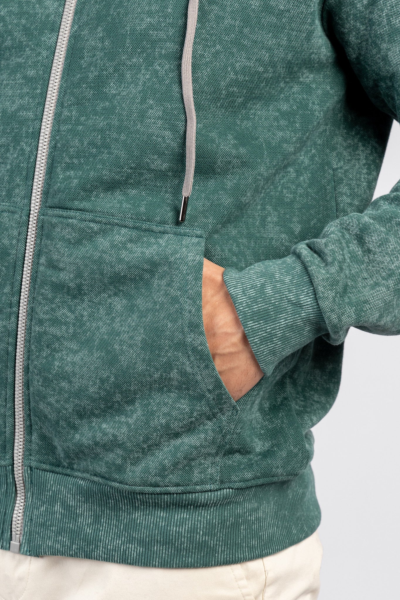 Capicho Zipper Beka-Milton-Print Sweatshirt SWT/26844