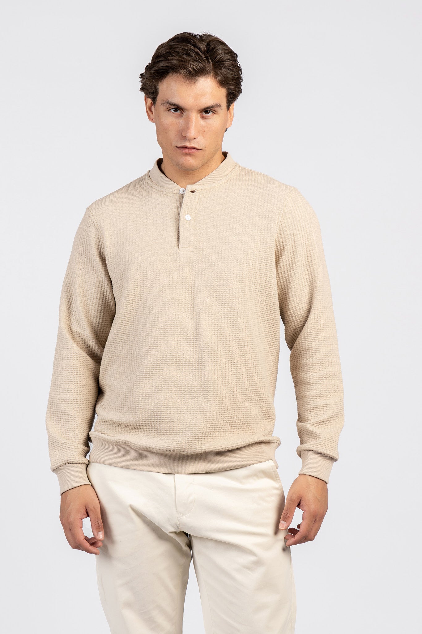 Baseball-Collar Digital Jakar Sweatshirt SWT/26702