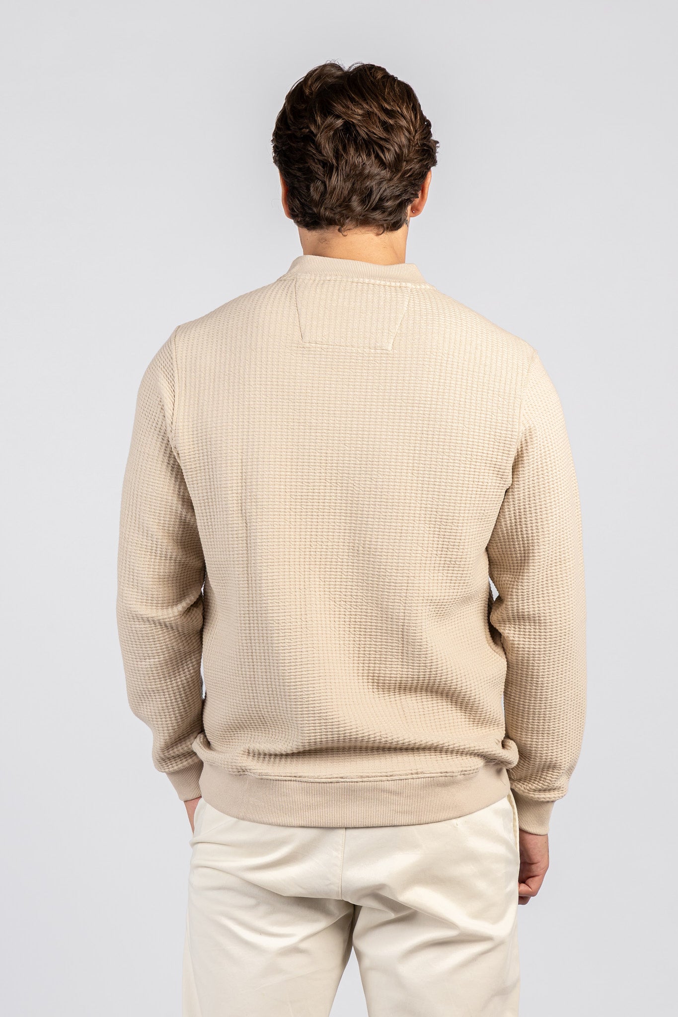 Baseball-Collar Digital Jakar Sweatshirt SWT/26702