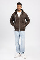 Capicho Zipper Beka-Milton-Print Sweatshirt SWT/26844