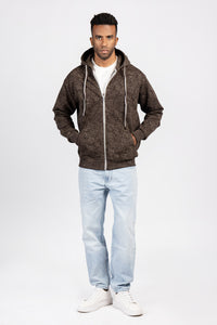 Capicho Zipper Beka-Milton-Print Sweatshirt SWT/26844