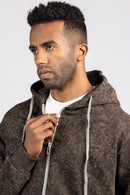 Capicho Zipper Beka-Milton-Print Sweatshirt SWT/26844