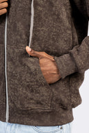 Capicho Zipper Beka-Milton-Print Sweatshirt SWT/26844