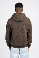 Capicho Zipper Beka-Milton-Print Sweatshirt SWT/26844