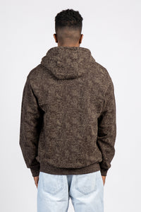 Capicho Zipper Beka-Milton-Print Sweatshirt SWT/26844